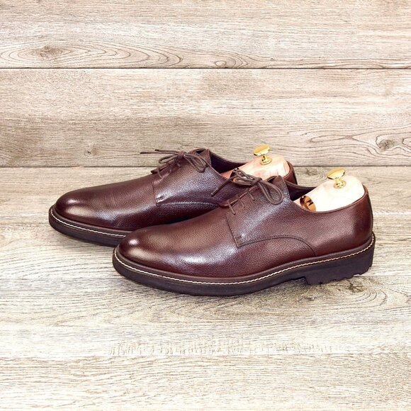 $450 Neiman Marcus TO BOOT NEW YORK 11 M Italian Derby * add $15 new Trees main image 4